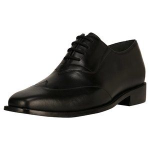 LIBERTYZENO Men's Black/White Lace-Up Shoes